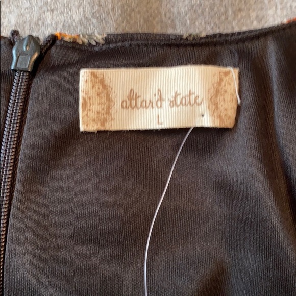 NWT Altar’d State long sleeved fall floral dress - Picture 6 of 11